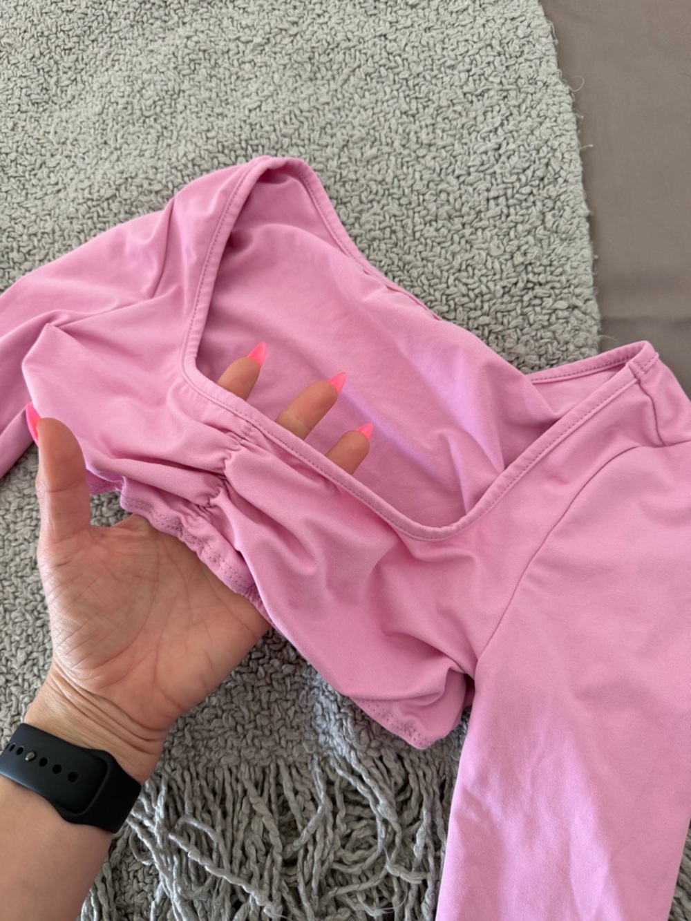 Pink Crop Top